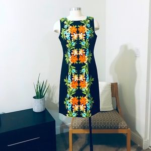 SHEATH STYLE SLEEVELESS DRESS